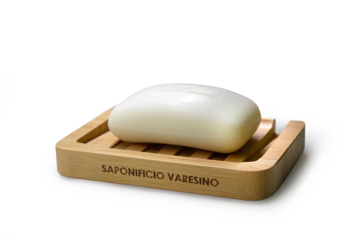 Porta sapone in legno di bambù – Saponificio Varesino Online Store
